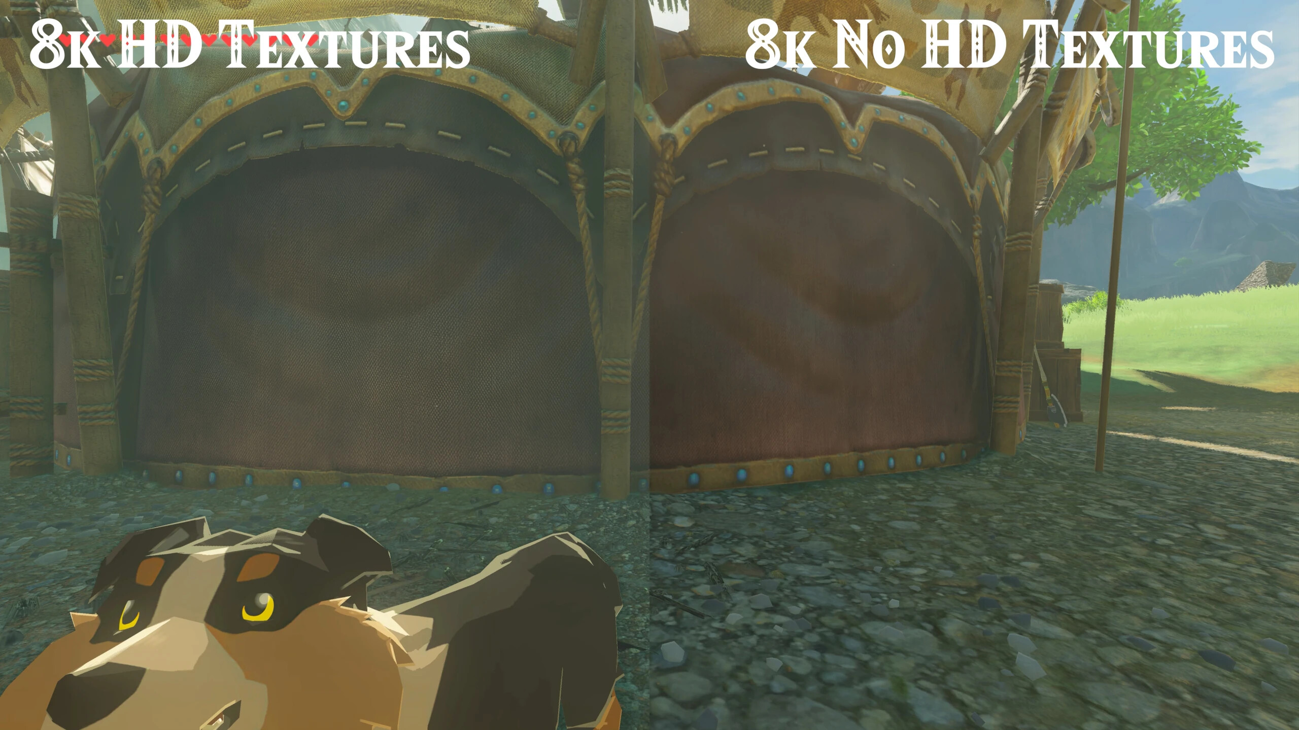 Texture Pack Comparison Screenshot